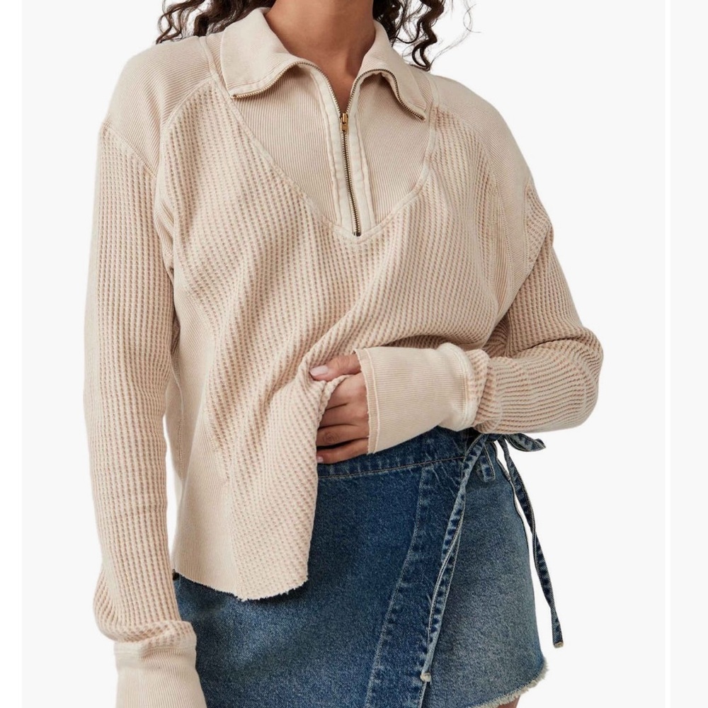 Free People Ashton Thermal Top